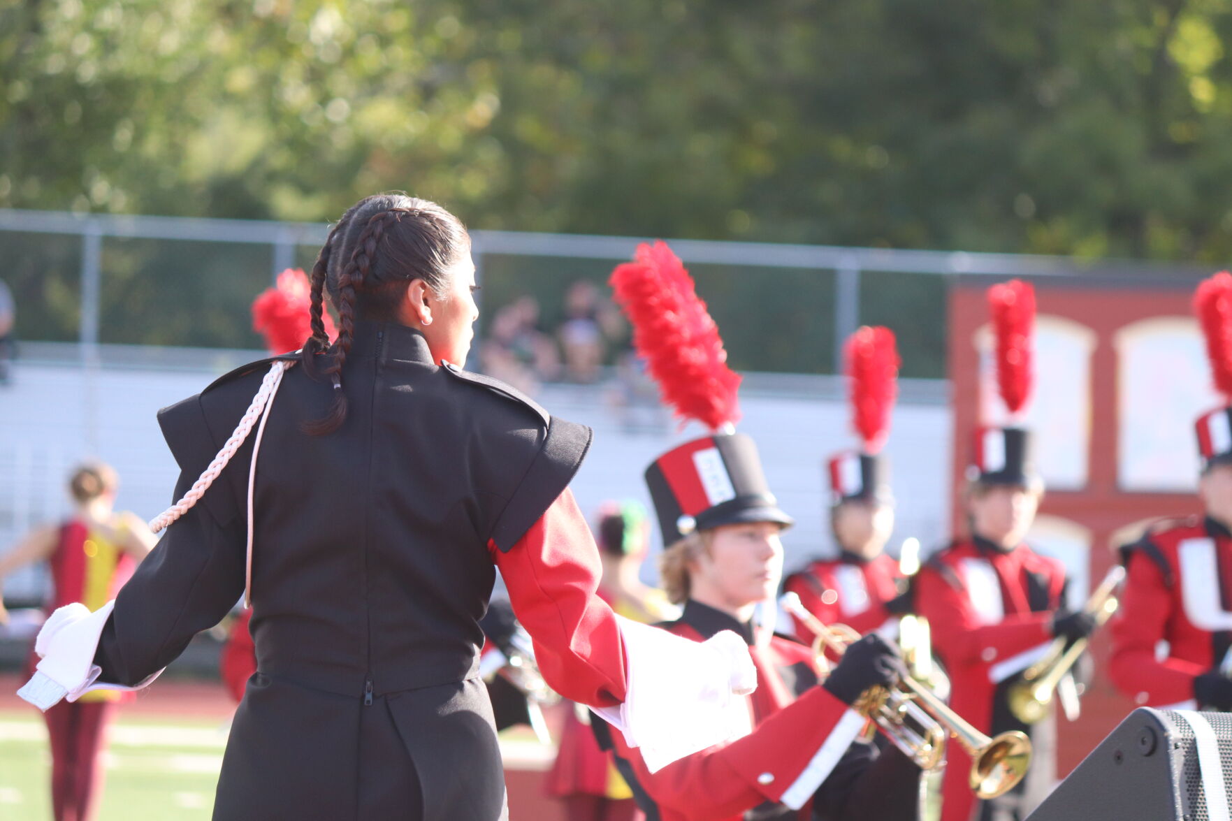 Hannah Williams conducts